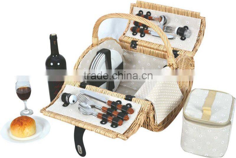 Wholesale made in china mini Portable handmade wicker fast food willow basket