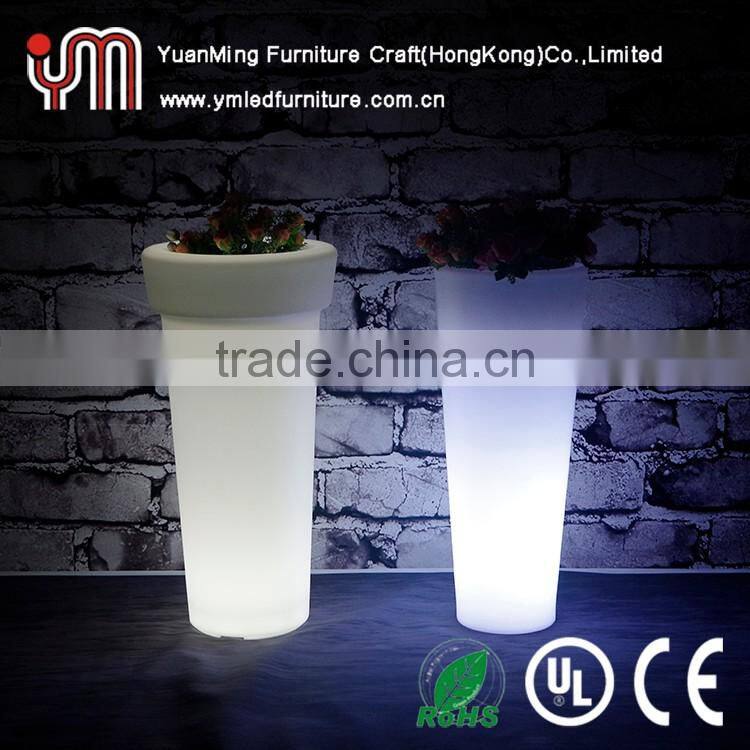 Led vase and plant pot,flower pot rgb