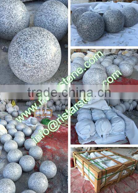 Cheap granite parking stone balls DIS-P011