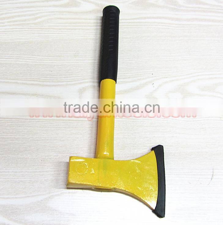 high carbon steelaxe with steel handle household hatchet toolaxe woodaxe