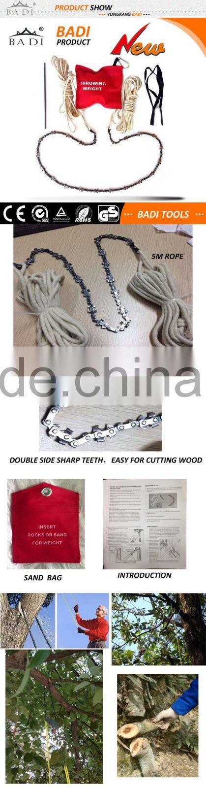 long rope band saw for cutting tree branches