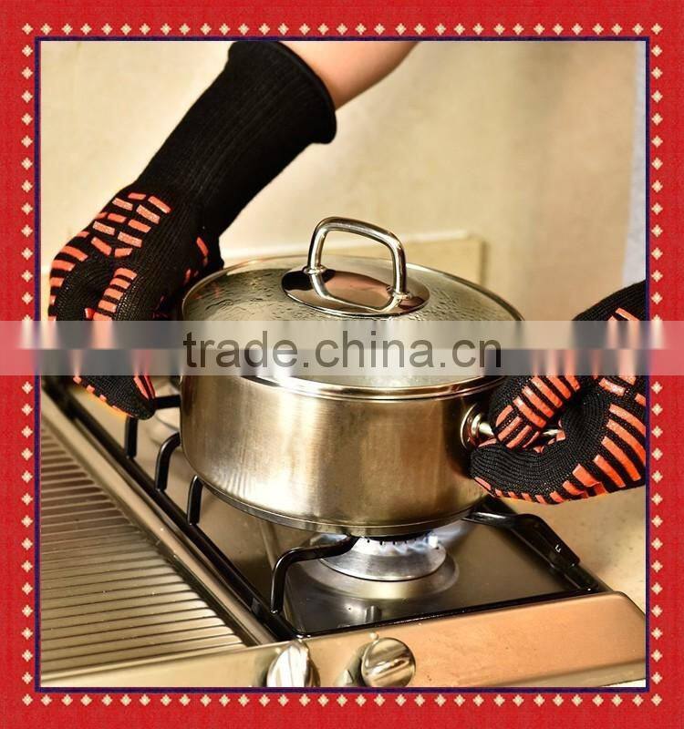 BBQ Grilling Cooking Gloves,932F Extreme Heat Resistant Gloves, Grill Oven Mitts