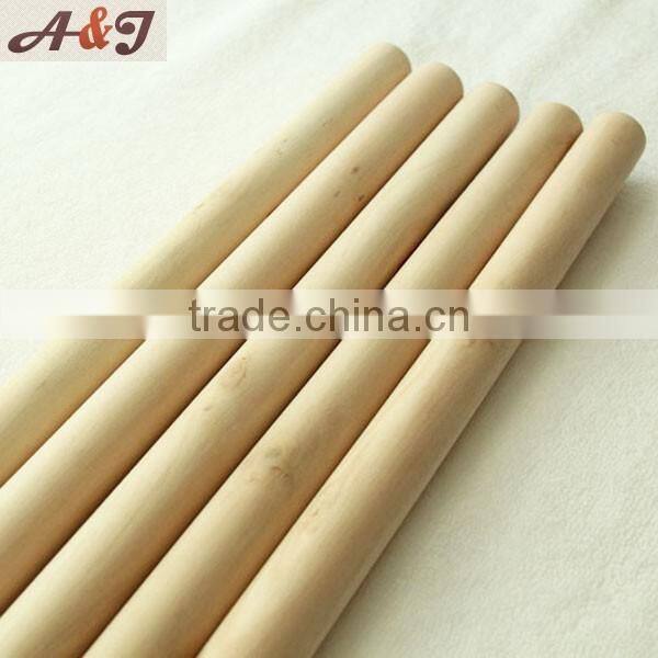 Two times polishing wooden stick for household tool