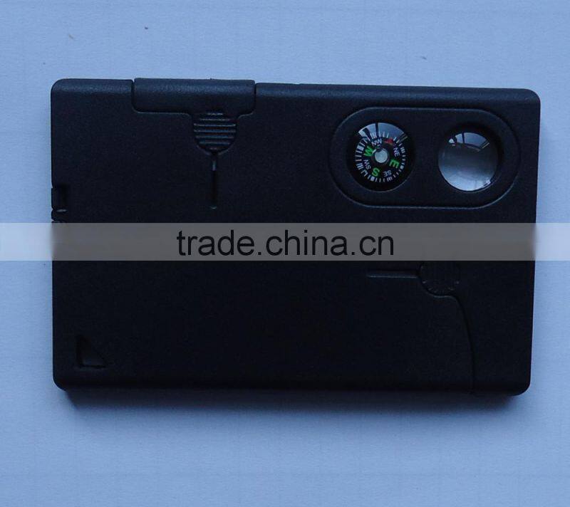 10 in 1 Survival Tools card Multi function Army knife card