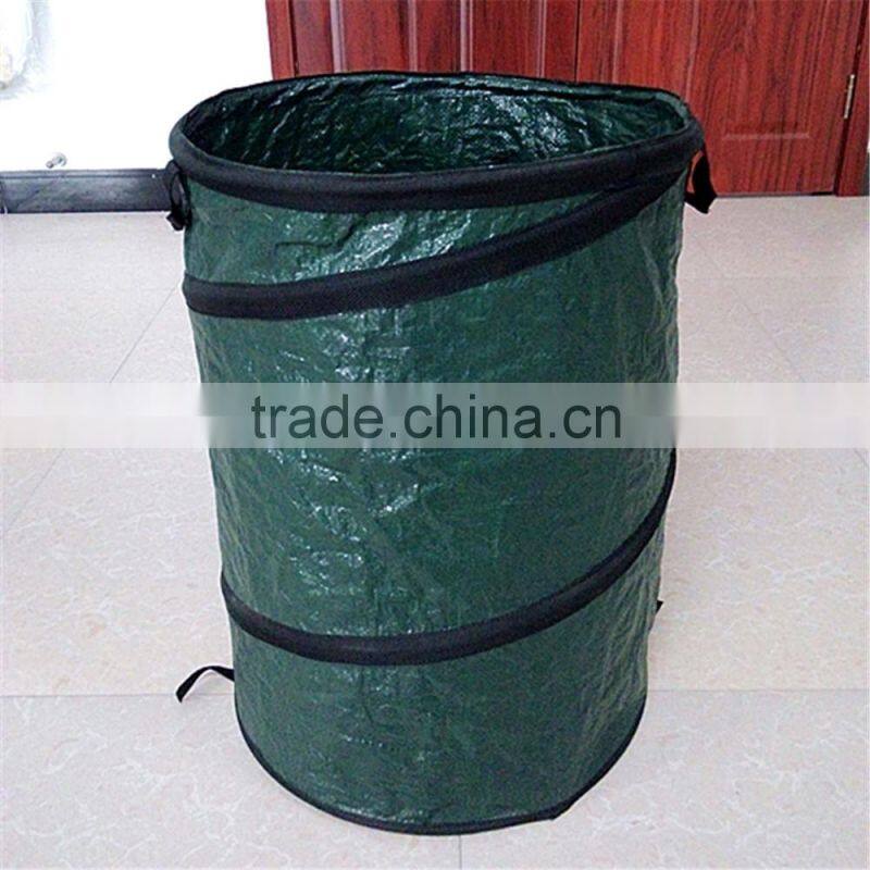 foldable garden waste bag PE material