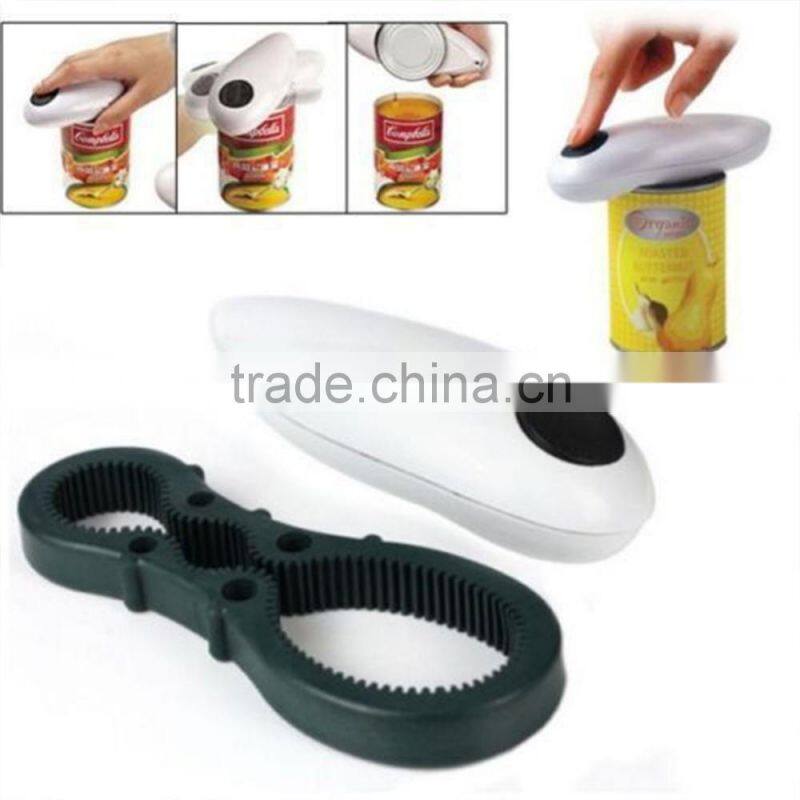 The One Touch Automatic Electric Can Tin Bottle Opener No Hands Battery Operated