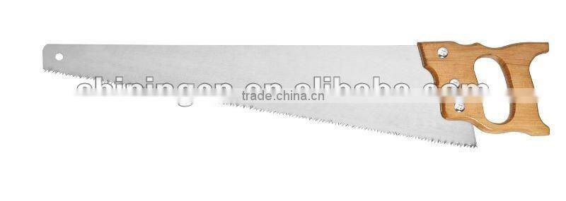 hand saw with wooden hand saw