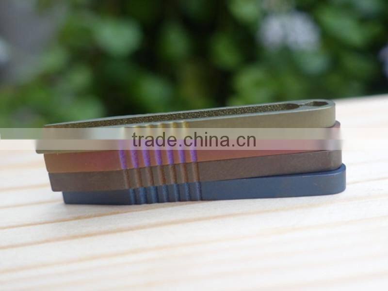 TK-2877 EDC TC4 Pocket Multi Tools Titanium Alloy Mini Tweezer For Outdoor Camping Travel