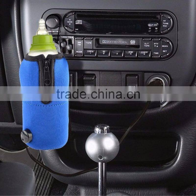 New Arrival 12V Baby Feeding Travel Bottle Warmer Electric Baby Bottle NO.1 baby care