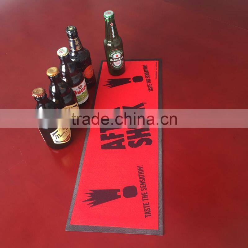 anti-slip bar runner non-woven rubber bar mat