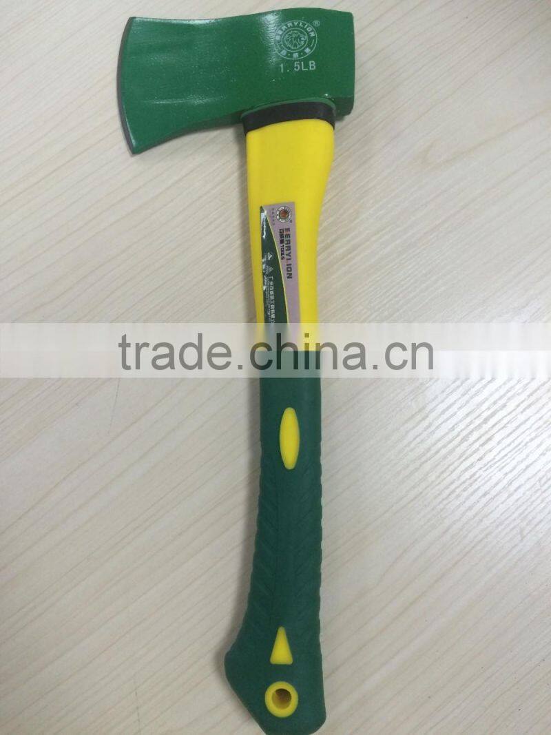 1.5LB axe fiberglass handle hatchet with high quality