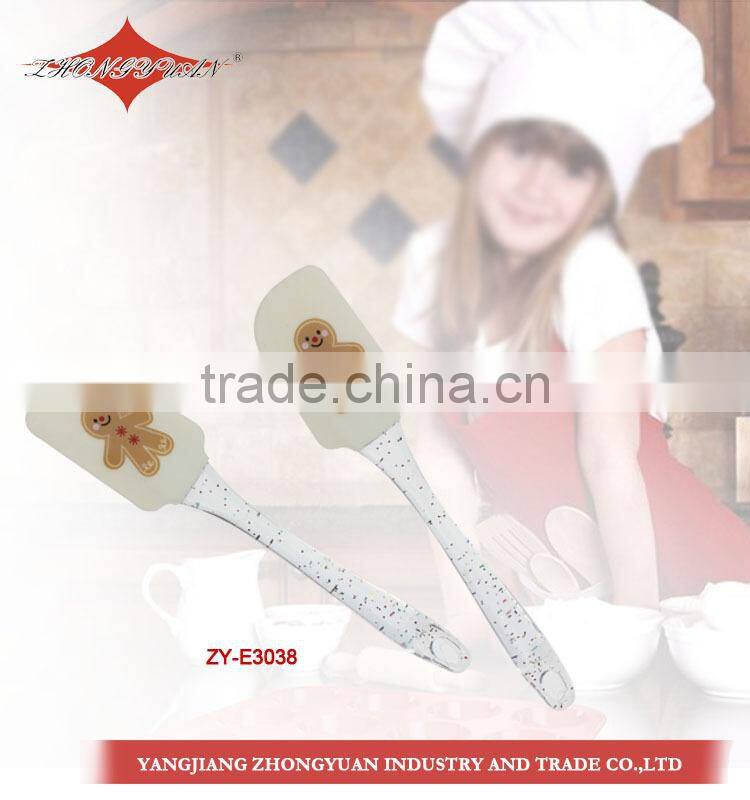 New collection food grade silicone scraper for kitchen utensil