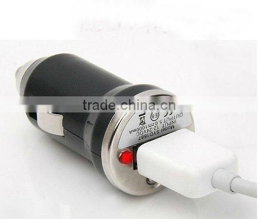 Hot Selling MINI USB CAR CHARGER car and home power partner car charger