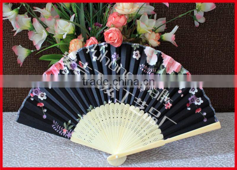 Chinese bamboo fabric crafts fan