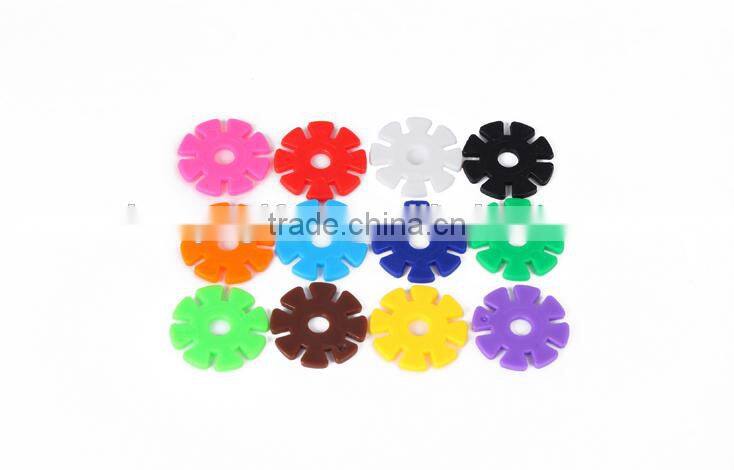 Plastic Children Educational Toys SnowFlakes Building Blocks toys 100pcs/bag