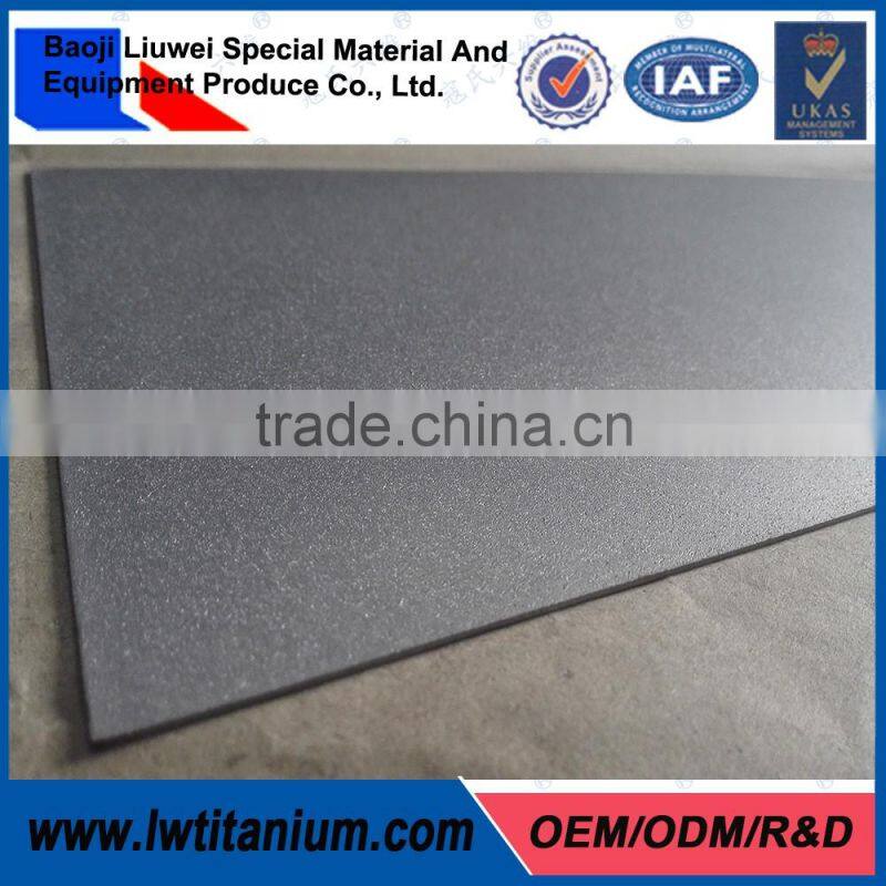 High Purity Platinum Coated Titanium Sheets For Heat Exchanger