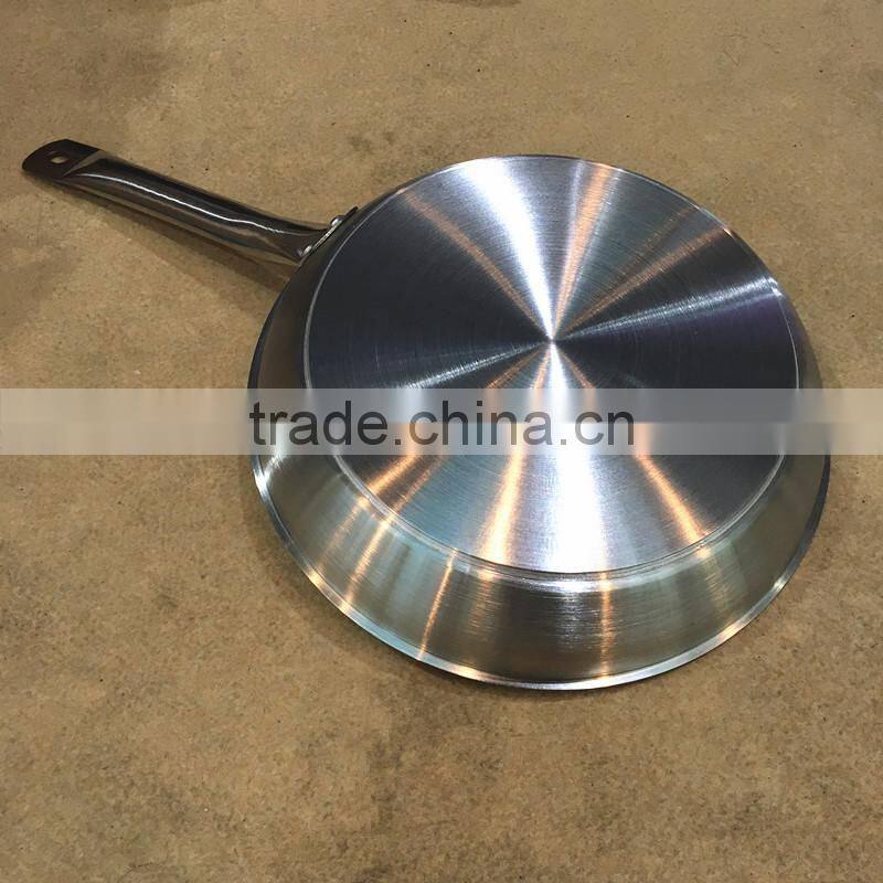 stamped fry pans tainless steel pots frying pan top products hot selling