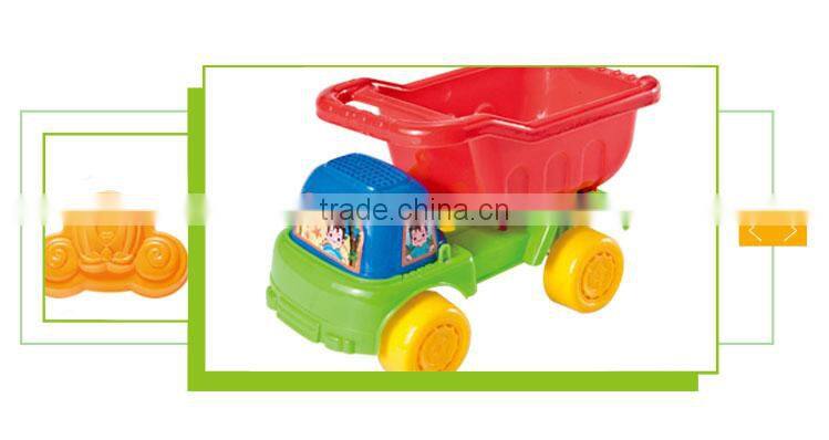 Hot selling summer beach toys kids cheap plastic toy trucks