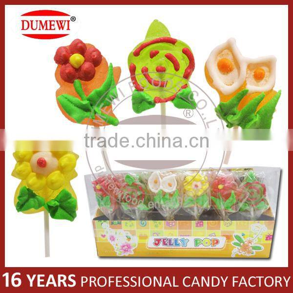 Halloween Rabbit Shape Fruit Flavored Jelly Lollipop