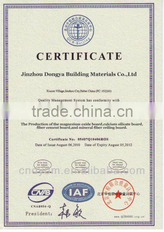 fireproof mgo decorative board wall board