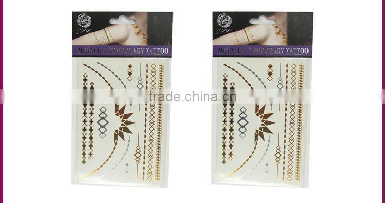 Fashion jewelry 2016 sex products flash temporary tattoo