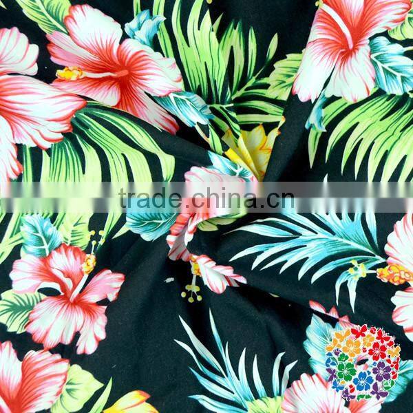 New Fashion Soft Organic Cotton Fabric 100% Knit Fabric Factory In China Cotton Flower Fabric Made In China