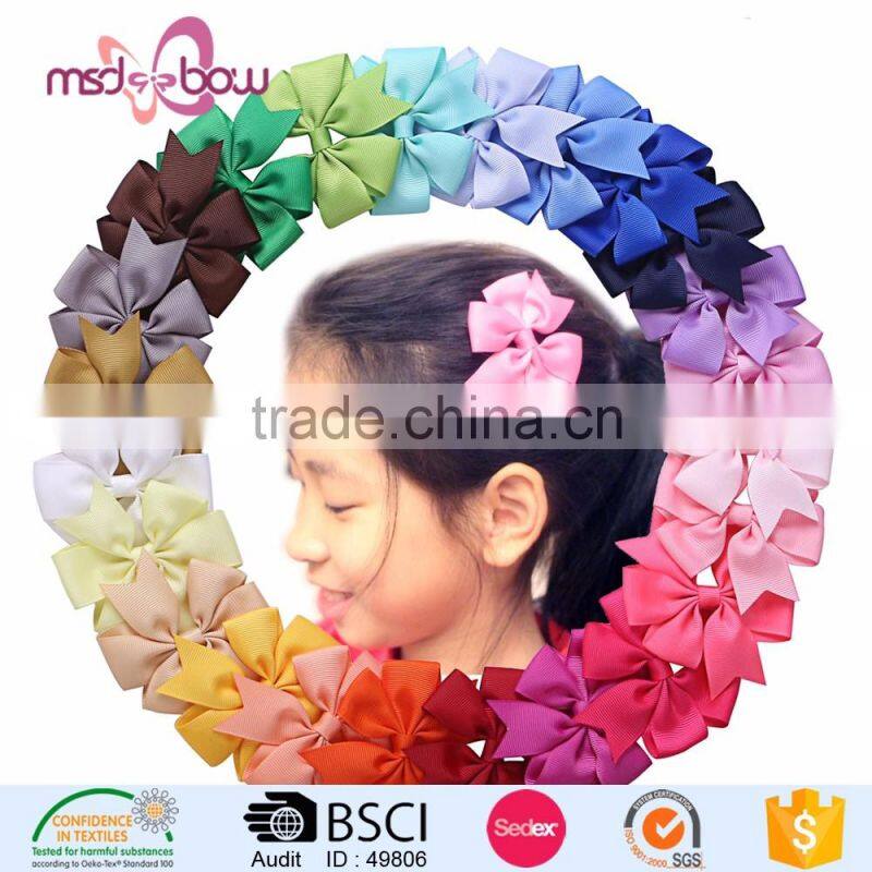 ribbon gift bow/gold pre-tied satin ribbon bow