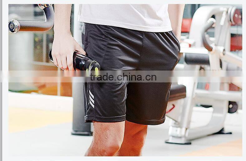 2016 men clothing 100% polyester dri-fit fifth custom mens gym shorts