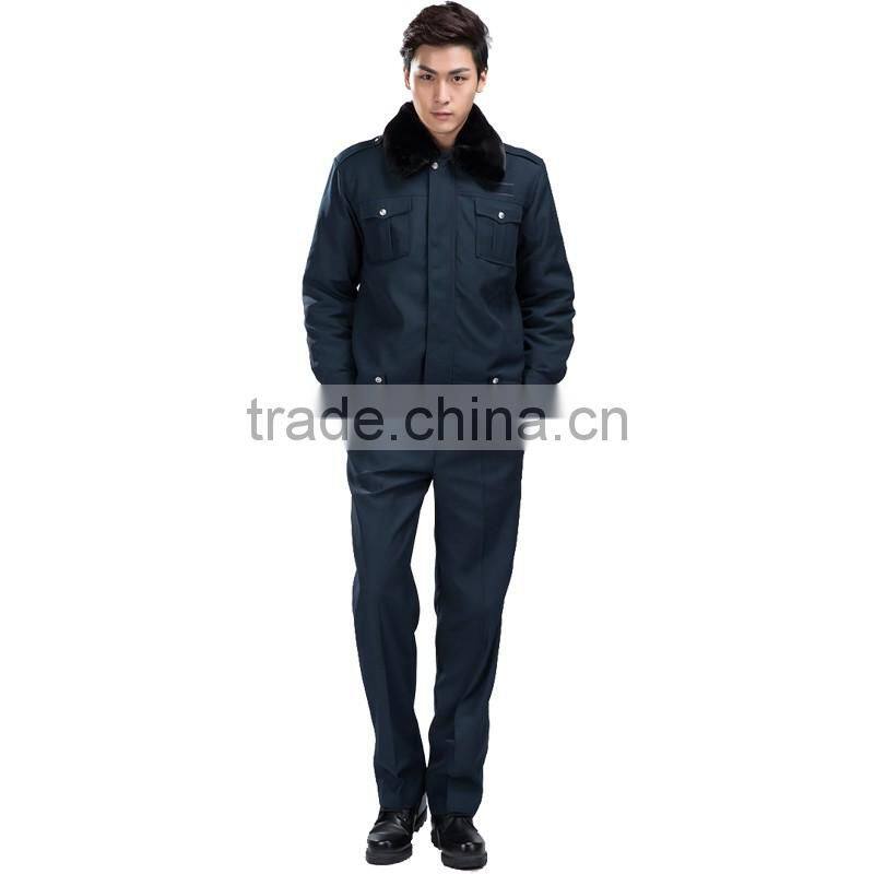 Custom wholesale security guard uniforms black for sale