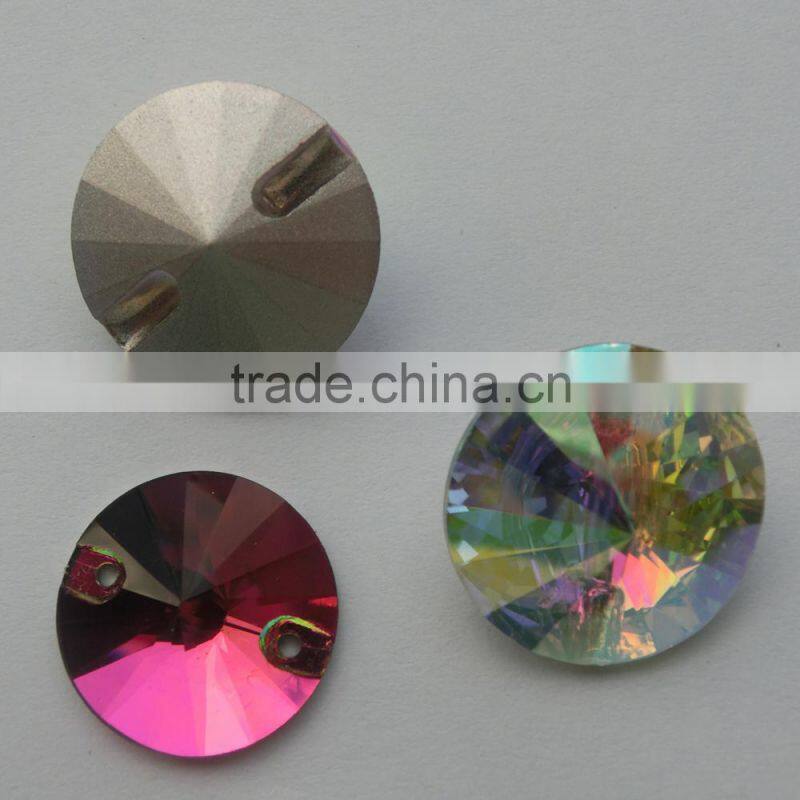 crystal button for sofa shoe upholstery decorative glass crystal button