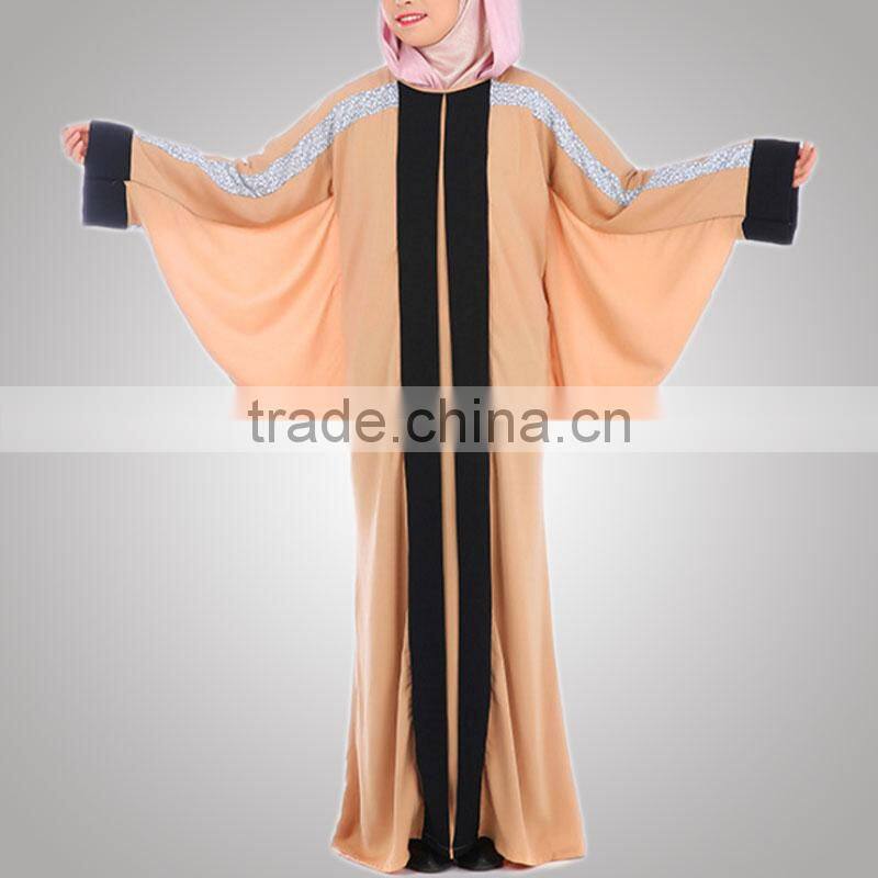 Free Shipping Hot Sexy Style Ladies Clothes Thin Muslim Dress Long Sleeves With Cheap Price