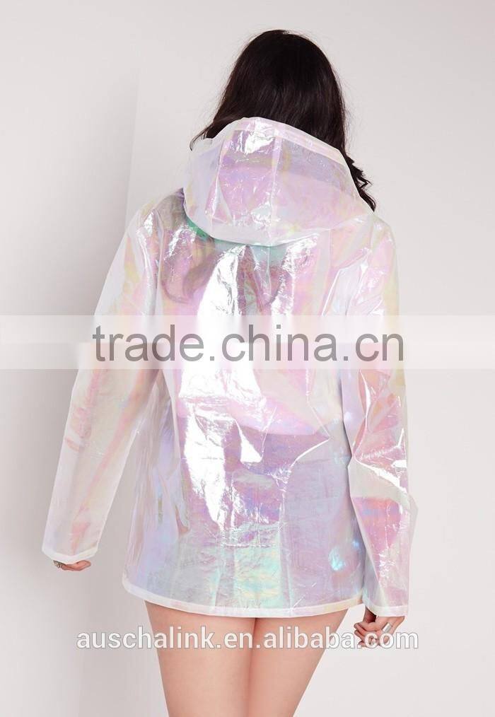 2016 new arrival plus size women rain coat wholesale