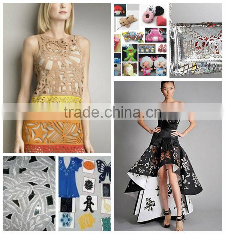 Auto feeding laser cutting polyester / nylon / fabric / leather / vinly machine MC 1630