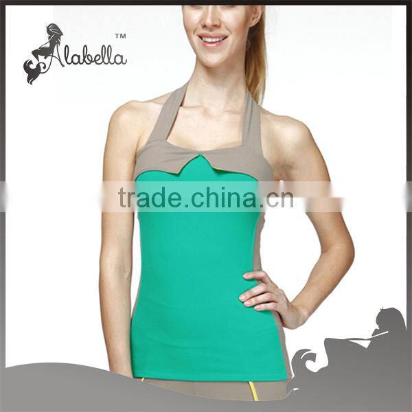 wholesale backless sexy gym wear yoga tank top for women