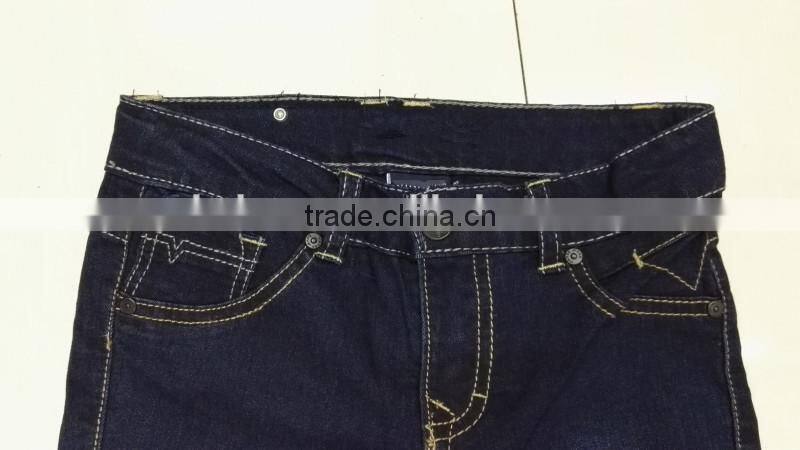 Yiwu stocks lots girl's fashion high quality tight jeans