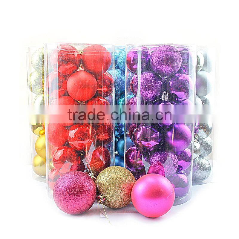 Christmas Decoration Supplies Type Colorful Custom Christmas Ball