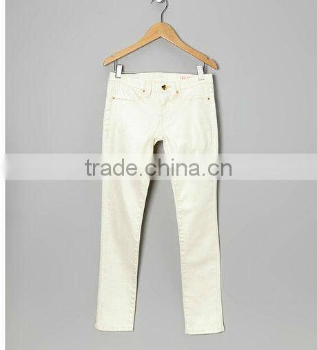 Rhubarb Spray On Skinny Jeans