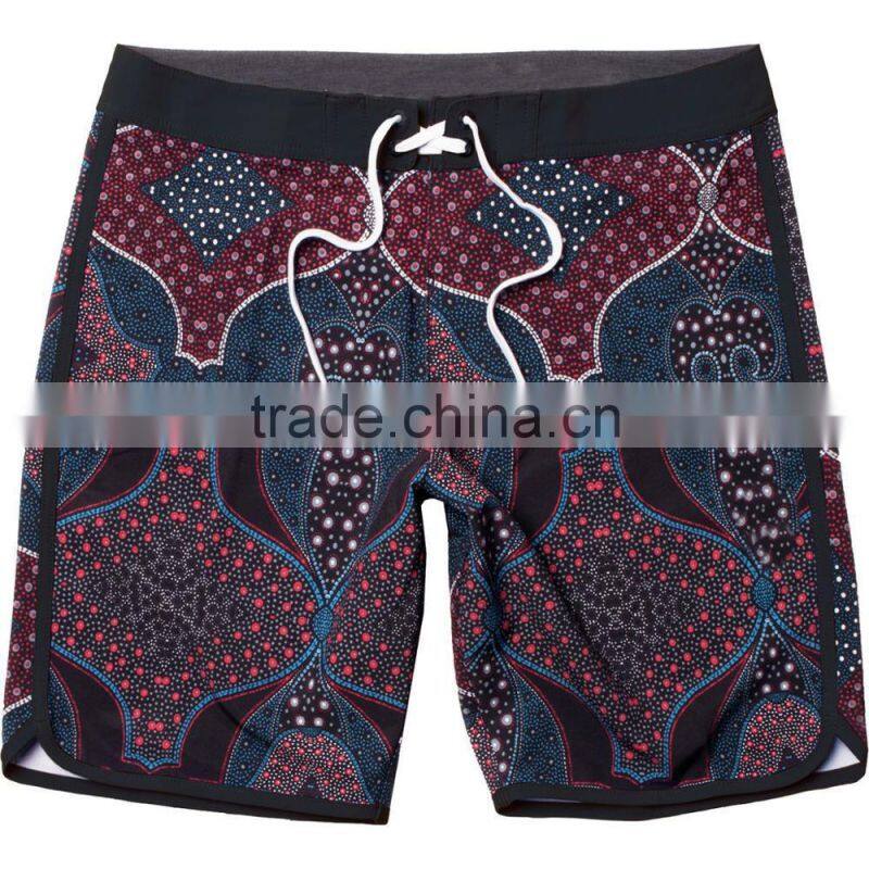 Summer Coast Mens Board Short Chasing Ball Across The Beach Sport Short Customize Hand-painted Bohemian Print Swimwear