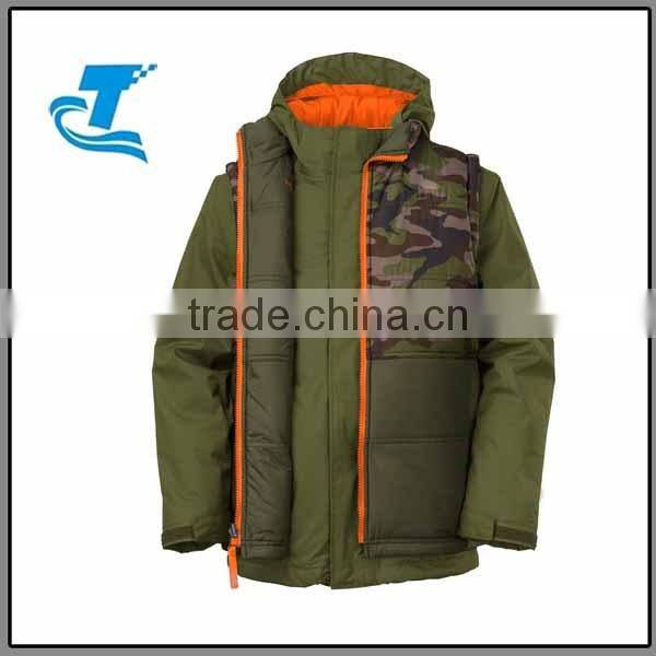 Boys 3-in-1 Jacket Camo Print