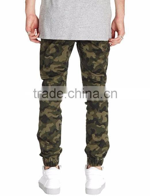 Mens crossfit camo jogger pants mens blank design sweatpants wholesale