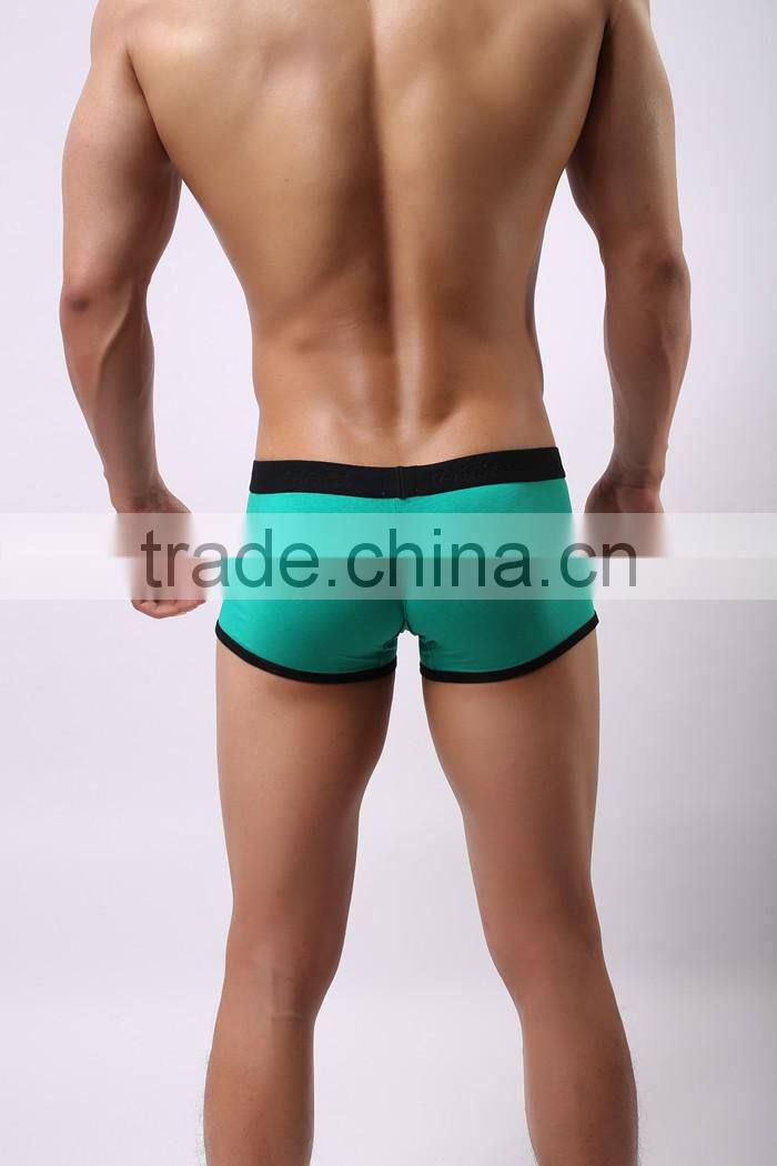 1pcs/lot wholesale New Brand underwear men comfortable cotton men boxer men underwear Size M L XL XXL 2 colors ceucas