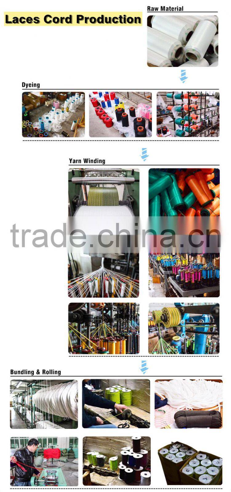 Navy Blue Waxed Cotton Shoelace