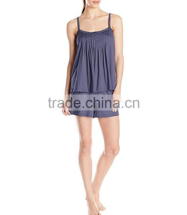 Nightwear Women's Short Pajama Set wholesale ladies pyjamas sleepwear custom sexy pijamas dress