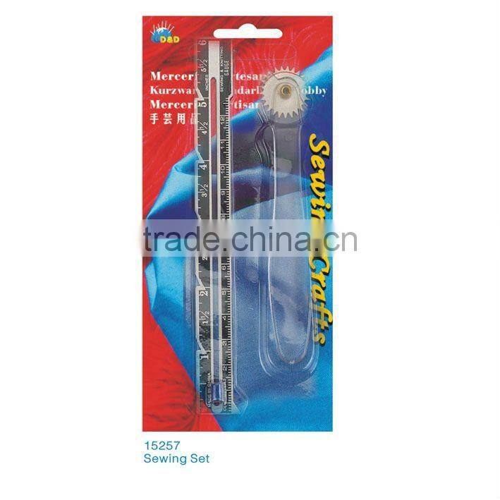 Household Durable Sewing Notions With Tracing Wheel Gague Home Sewing Kit
