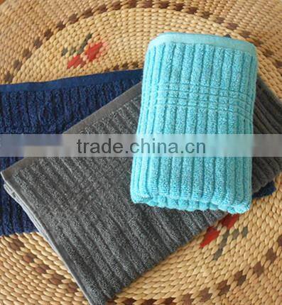 100% Bamboo bath towel--solid color untwisted soft high absorbent towels