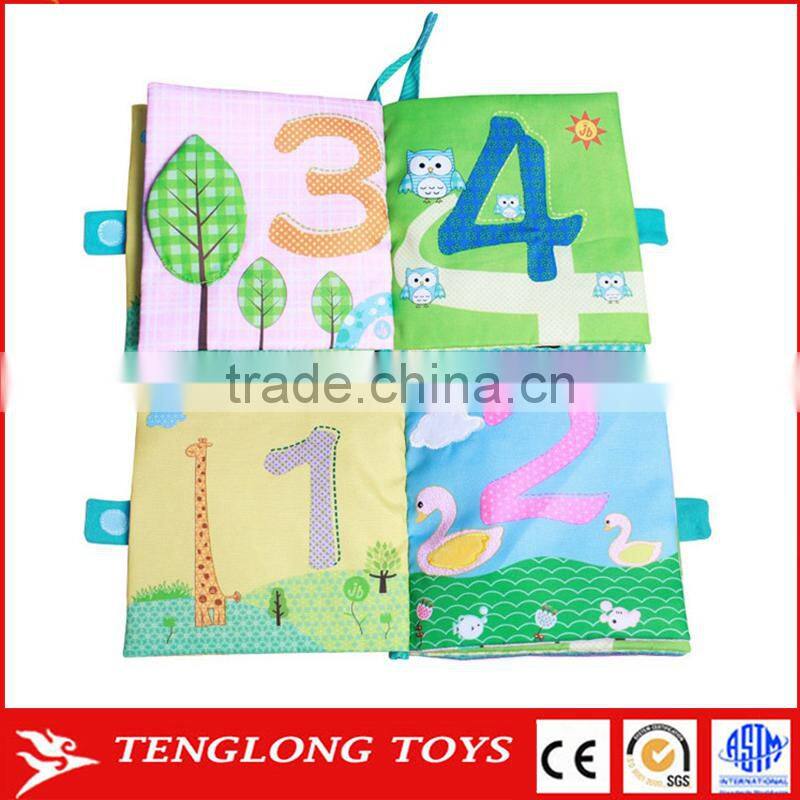Baby Educational Toy Fabric Book Soft Cloth Book Peekaboo