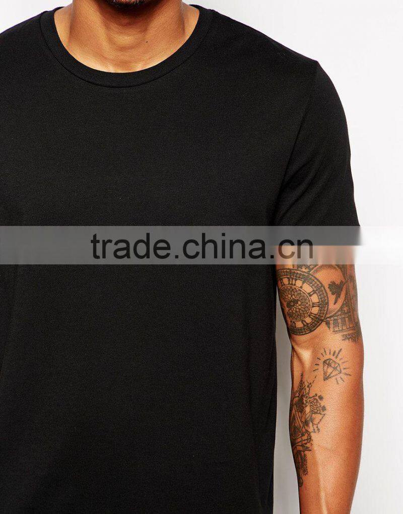 Hot selling man plain short sleeve new t shirt design