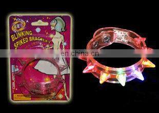 LBS-0057 LED spike bracelets Flashing spike bracelets