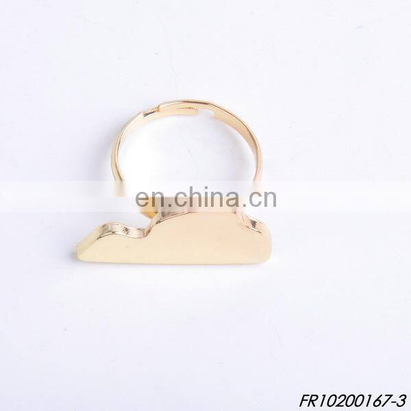 925 sterling silver crystal star finger ring