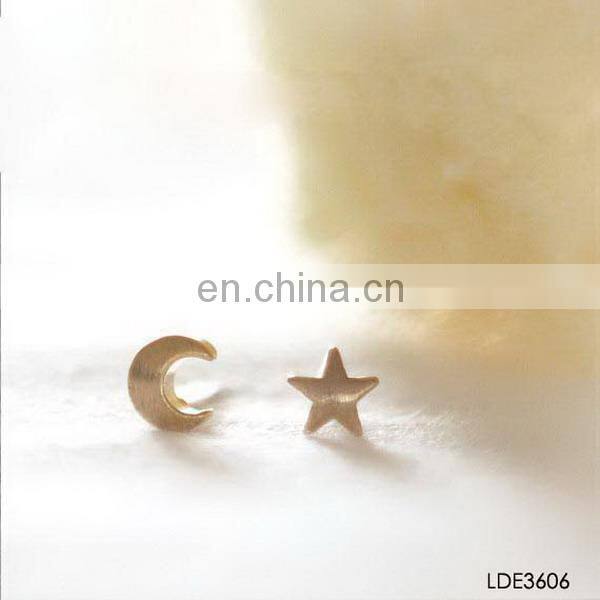 Fashion women enamel petals flower Korean style earring